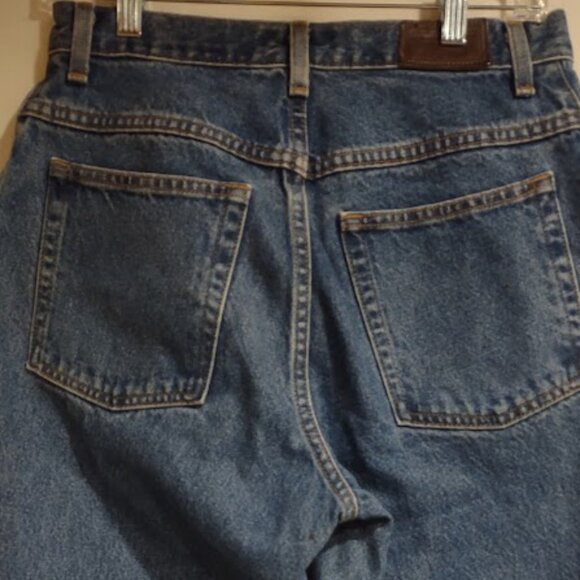 L.L. BEAN RELAXED FIT 5 POCKET MENS JEANS ALL COTTON NO BRAND/CARE TAGS 30 X 26 - Picture 5 of 9